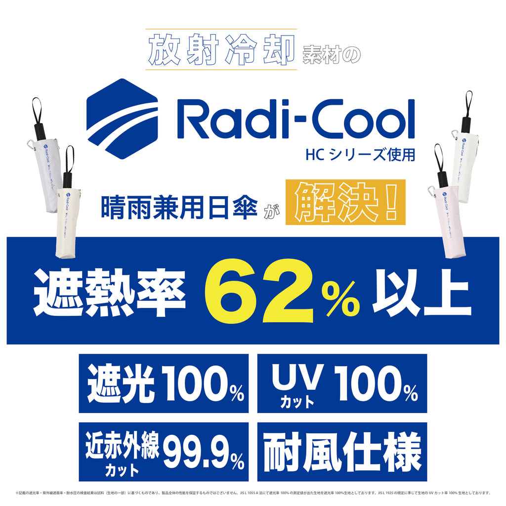 日傘ラディクール遮光耐風ミニ５５