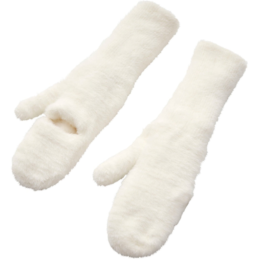 ファーもこアームミトン