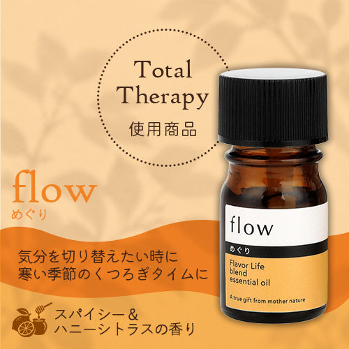 【ブレンド エッセンシャルオイル】めぐり 5mL